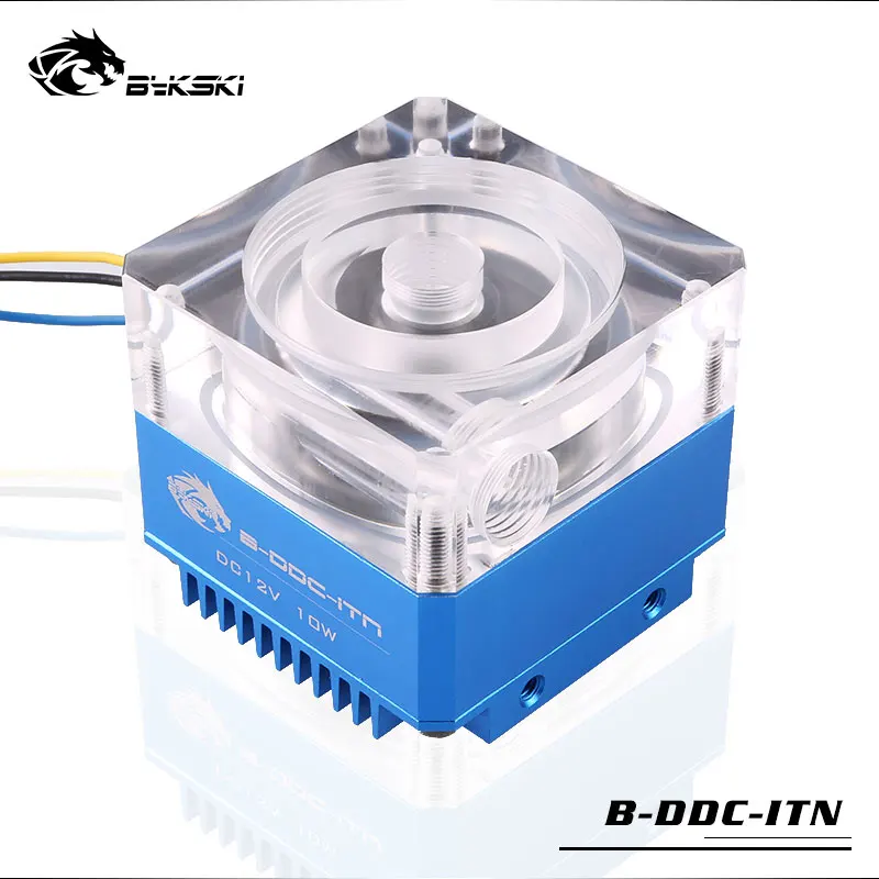 Bykski DDC насос DC12V TDP10W поток Лифт 3,5 м 450л/ч радиатор размер 62*62*59 мм Поддержка комбо резервуар/Макс 5000 об/мин