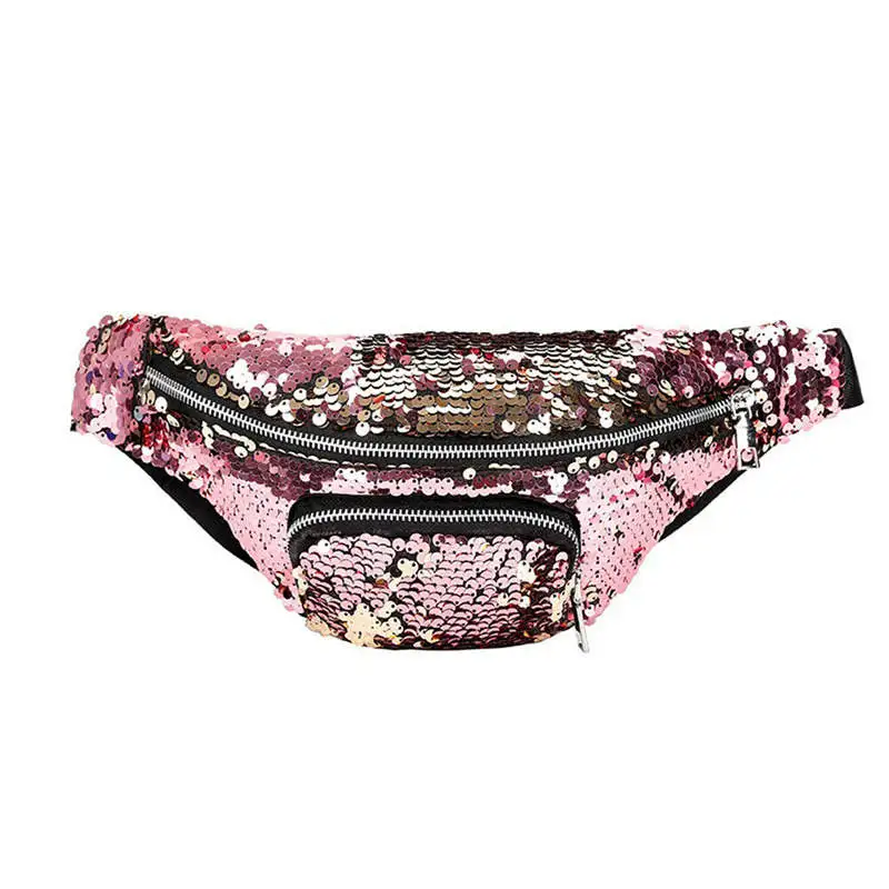 sequins fanny pack