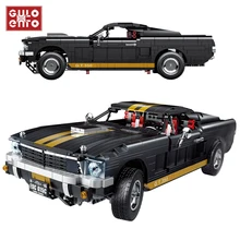 Children Toys 1817Pcs City Mustanged Super Racing Vehicle technical Creative building blocks Racer Muscle Car Bricks Kids Gifts