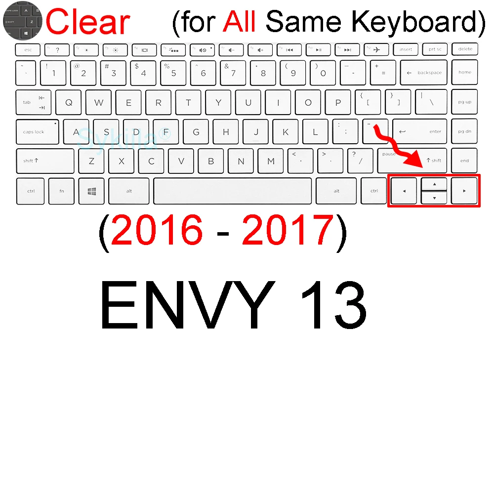 Keyboard Cover for HP ENVY 13 X360 14 14t 13t 13z Touch 13-AH 13-AQ 13-AG Protector Skin Case Silicone Notebook Laptop 13.3 inch cooler master cooling pad Laptop Accessories