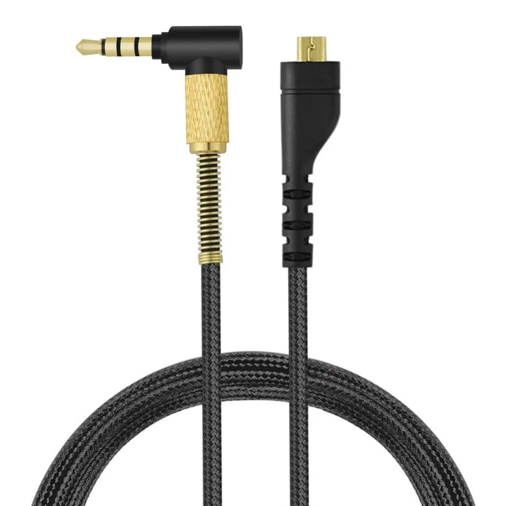 OFC Replacement Nylon Braided Cable Extension Cord for SteelSeries Arctis 3 5 7 Pro Wired Wireless Gaming Headphones Headsets