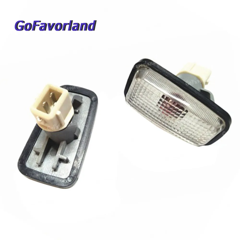

For Peugeot 106 306 406 806 Citroen Saxo Berlingo Xsara Side Indicator 632567 2X 12V 55W Side Marker Light Repeater Lamp Blinker