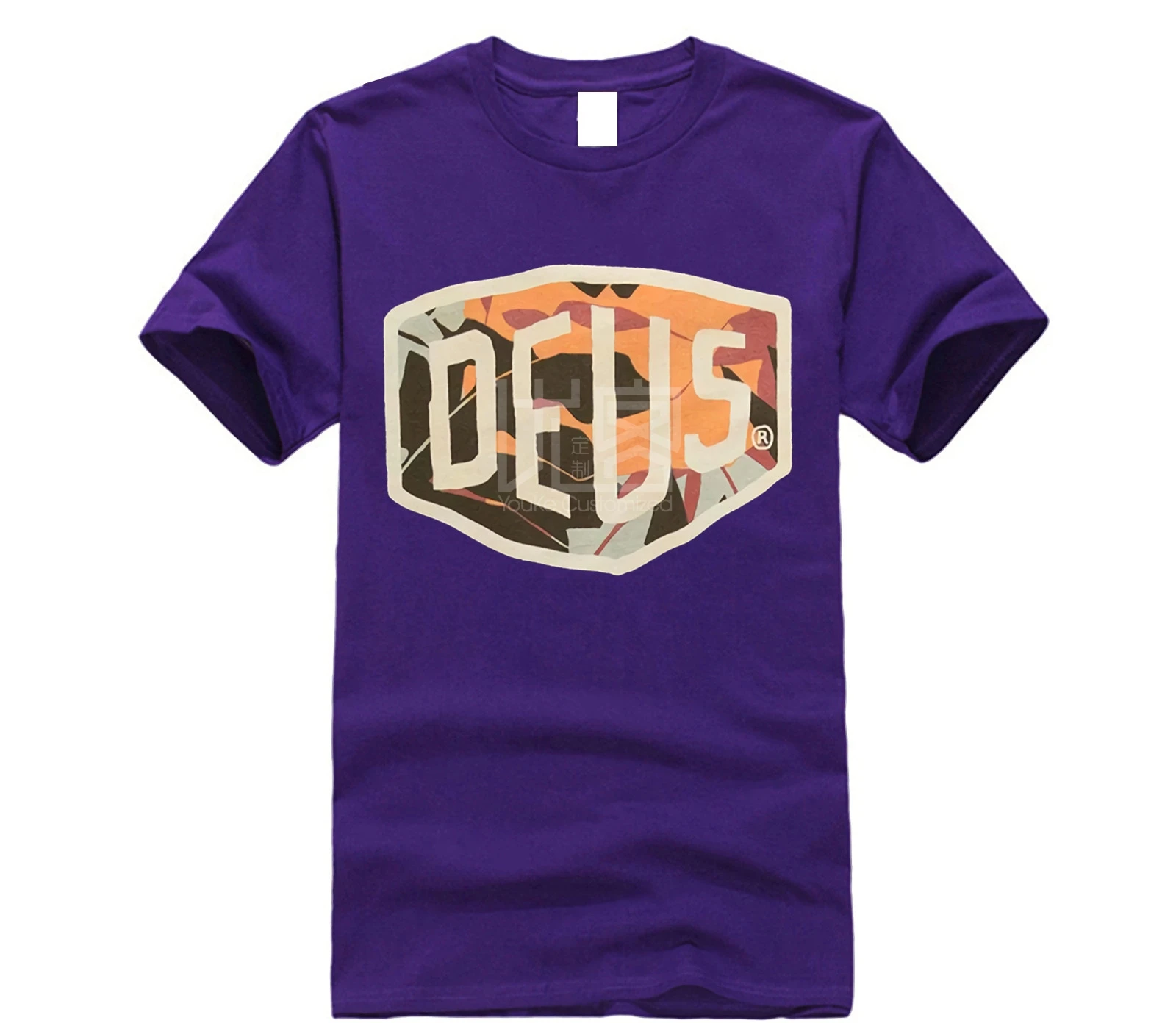purple Deus Ex Machina Chulo Shield Мужская футболка-Dkolv все размеры - Цвет: purple