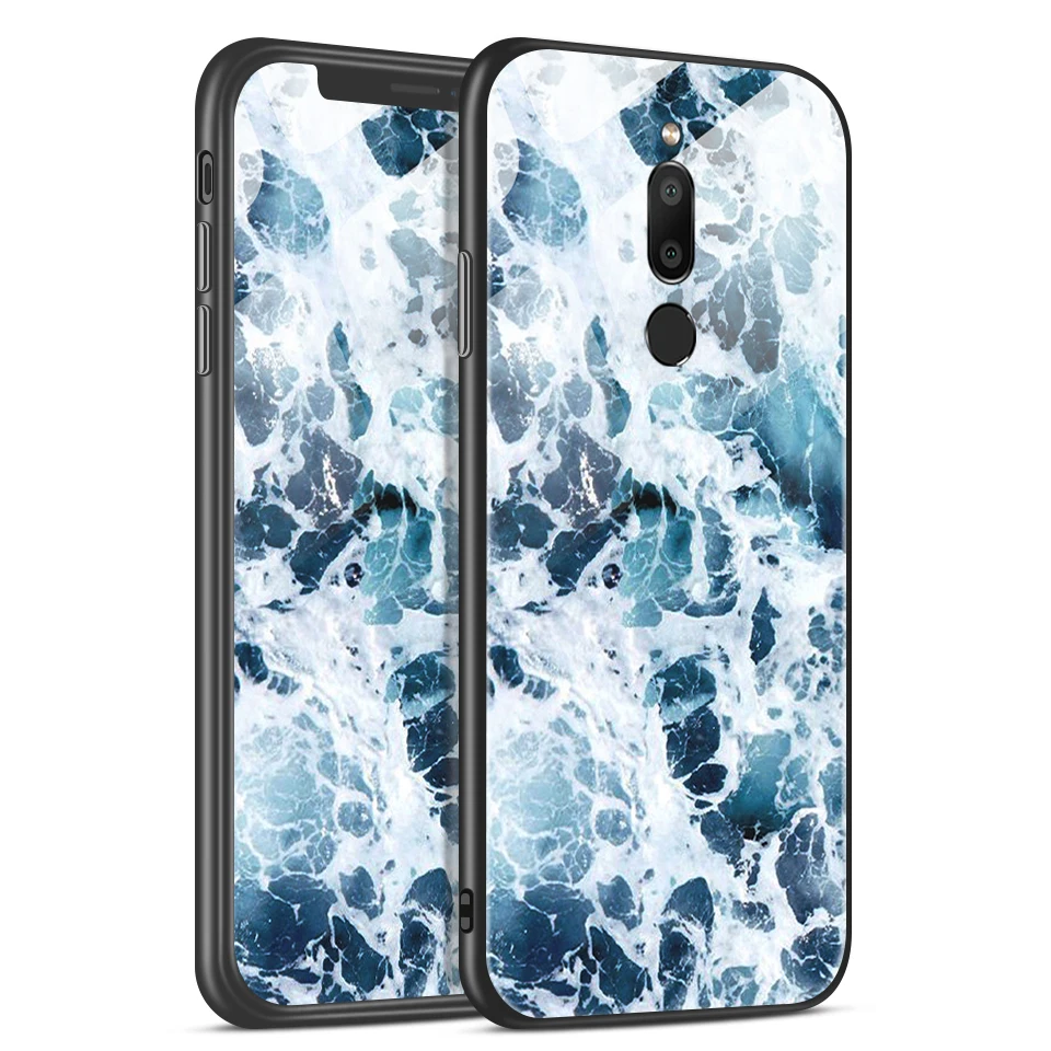 W189 Для Meizu M6T для Meizu 16Plus 16S 16X противоударный чехол для телефона Meizu M882Q M892Q M872Q Роскошный чехол из закаленного стекла - Цвет: W189