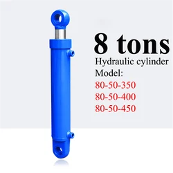 Cilindro hidráulico importado de material tridimensional pequeno acessórios de plataforma de elevação bidirecional 8t ram 16mpa