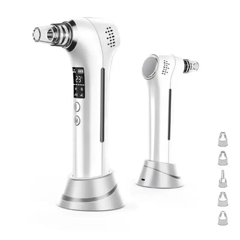 US $33.79 2020 Newest Electric Blackhead Remover Vacuum Pores Cleaner Acne Pimple Removal Beauty Machine Hot Cold Massager Skin Care Tools