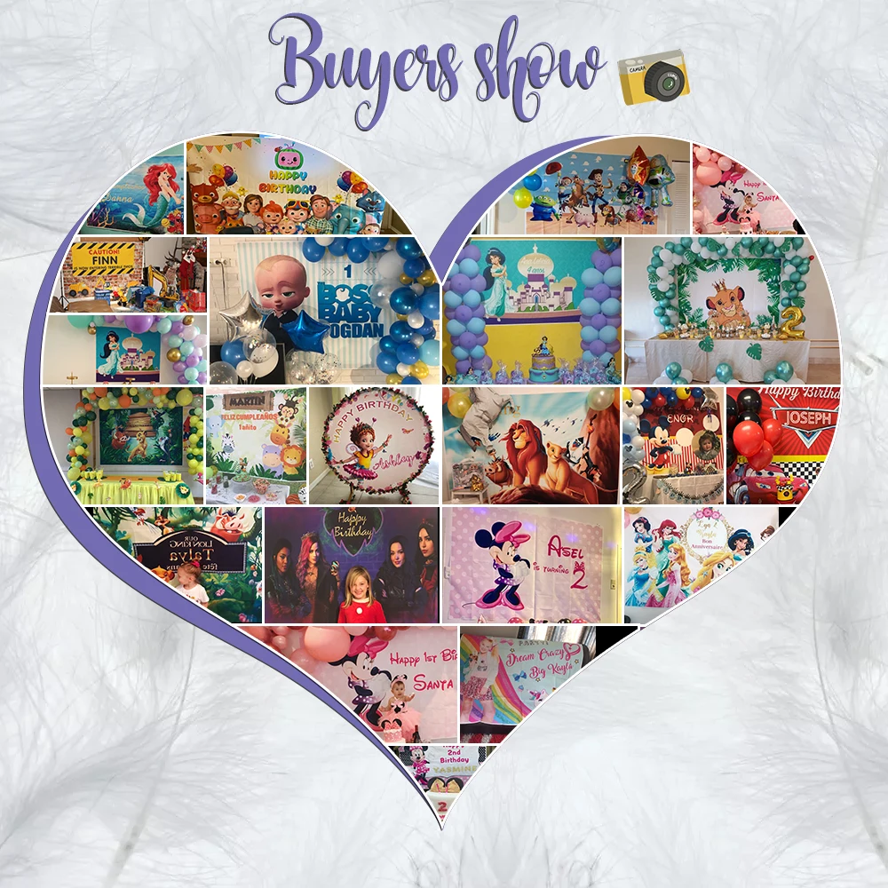 Фон для фотосъемки с изображением русалки дня рождения рыбьей чешуи детский