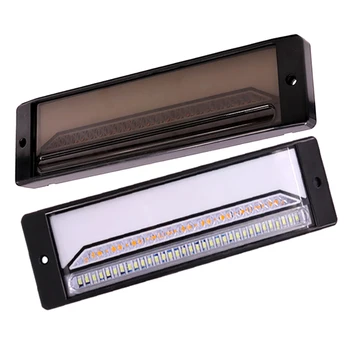 

2pcs Universal 3 Colors Car Truck Rear Taillight LED Trailer RV Turn Signals Waterproof Stop Reversing Traffic Fog Lamp