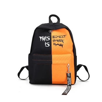

Harajuku Ulzzang Canvas Personality Hip Hop Backpack Male/female Travel Backpack Stylish School Student Bag Pack For Men/women