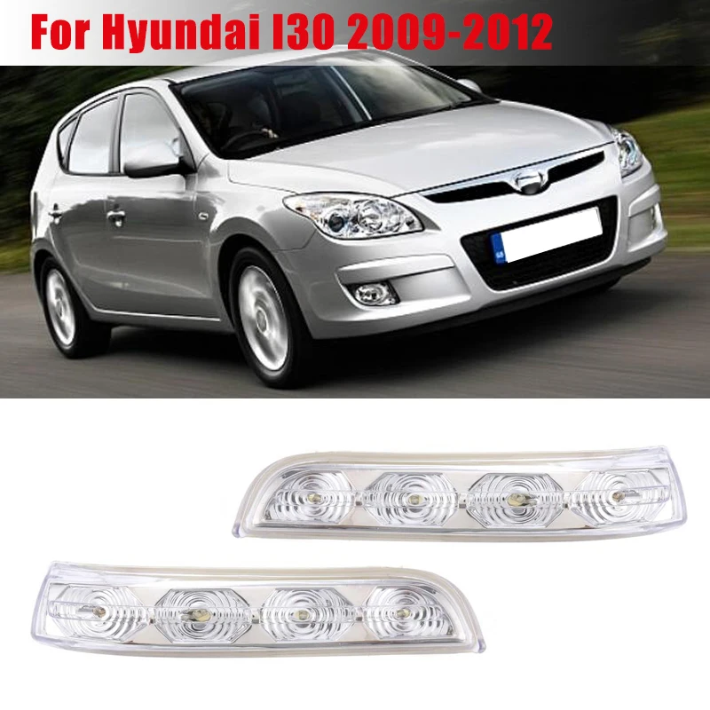 Car Rearview Side Mirror LED Turn Signal Lights Reversing Indicator Lamp For Hyundai I30 2009-2012 #876132L600 876142L600 |