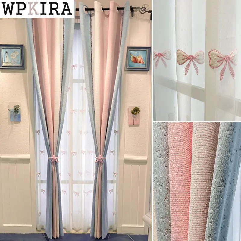 Curtains Sheer Pink Room Girl Pink Curtains Living Room Modern Pink