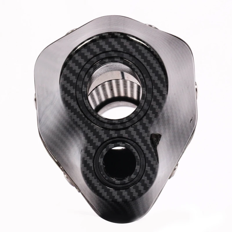51mm Universal Motorcycle Exhaust Dual Tail Pipe Without Silencer 470mm Aluminum Exhaust System For ATV Street Bike Modified - Image 6