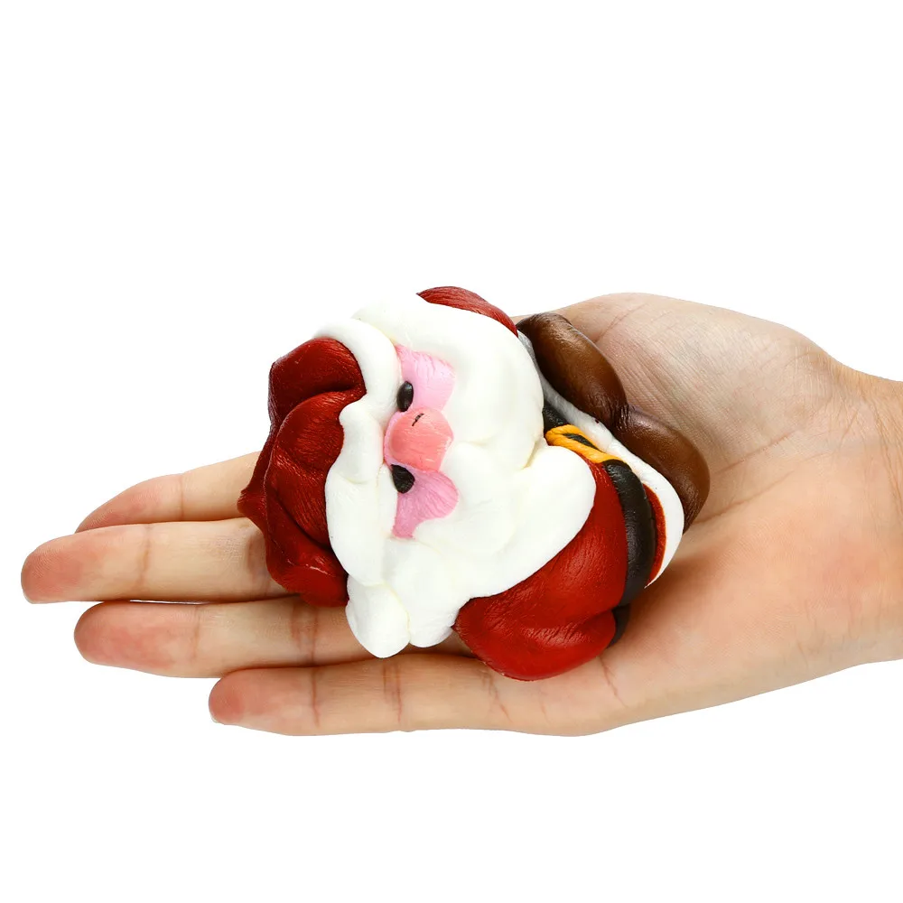 Игрушки для отдыха squishy skuishy Squishies Kawaii Рождественская игрушка медленно поднимающийся крем Ароматические игрушки для снятия стресса мягкие игрушки squishi D30828