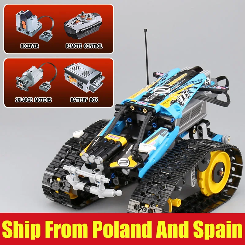 lego technic remote control stunt racer toy car