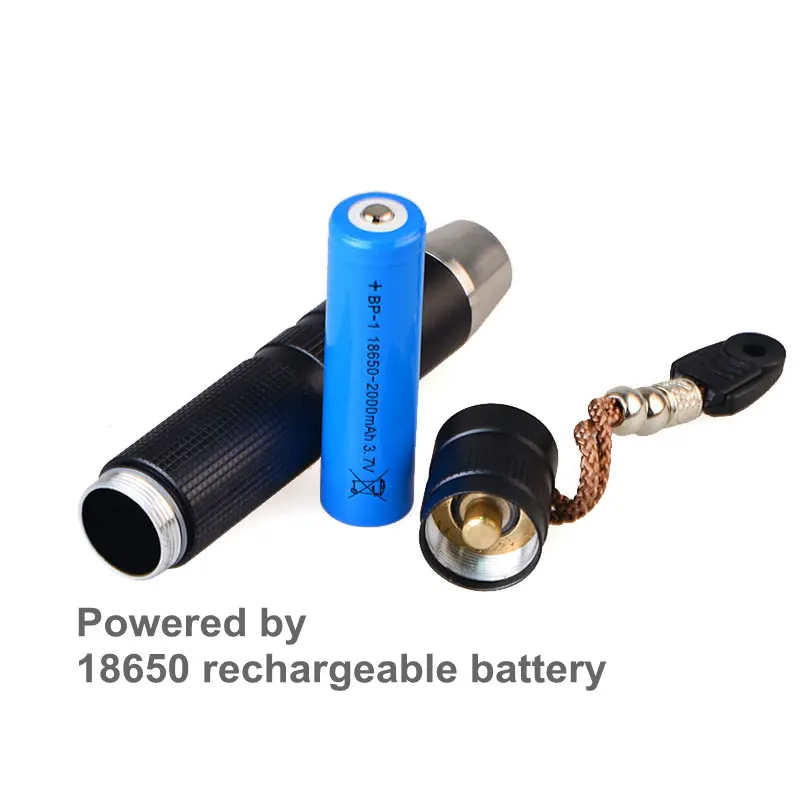 TopCom 5 W белый свет УФ Светло желтый лампы факел Gem Jewelry тестирование фонарик с 18650