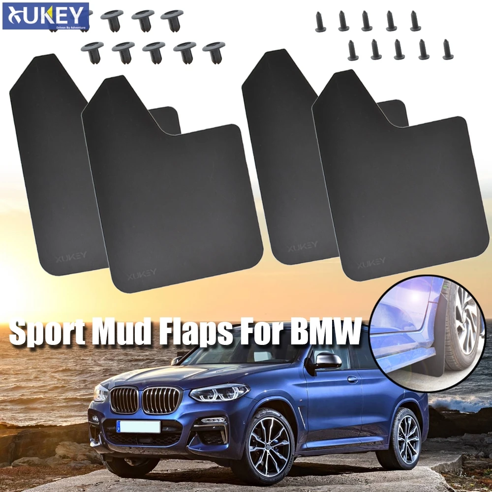 HouYeen 4PCS Front and Rear Mud Flaps Mudflaps Splash Guards for 5 Series F10 F11 M5 520d 530d 535d 520i 530i 535i 2011-2017 82162155857