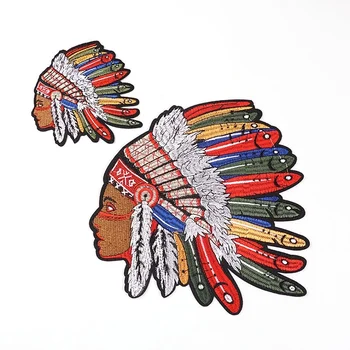 

Punk Style Large Indian Clothes Decorative Decals Wild Embroidery Cloth Stickers Embroidery Patch