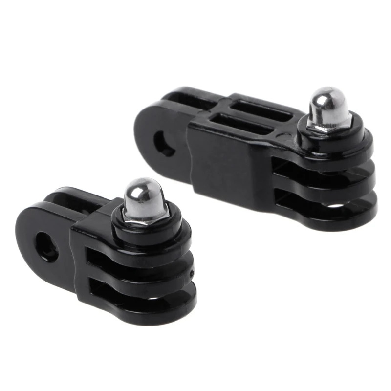 

Prolong Extension Connector Adapter 3-Way Pivot Arm Helmet Mount for gopro 5/4/3
