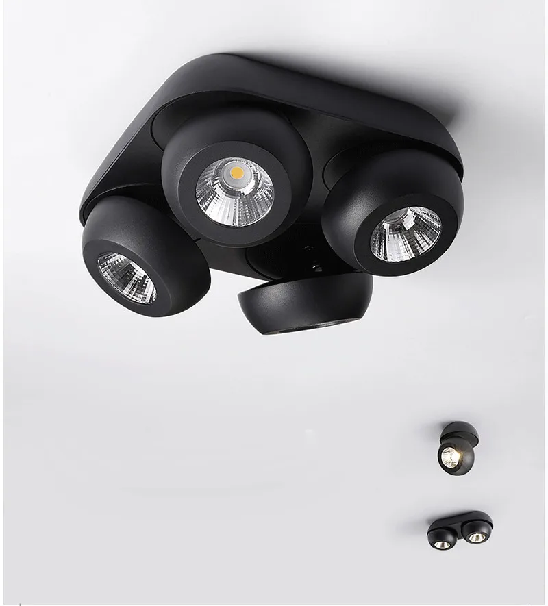 LED筒灯明装筒灯10w20w40w商用家用免开孔可旋转射灯吸顶灯三双头-tmall_02