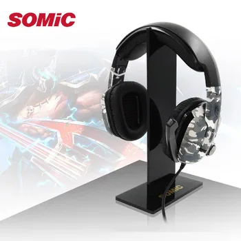 

Somic Headphone Stand Stable Headset Bracket Display Shelf Computer Gaming Holder Rack Non-Slip Earphone Vertical Hanger