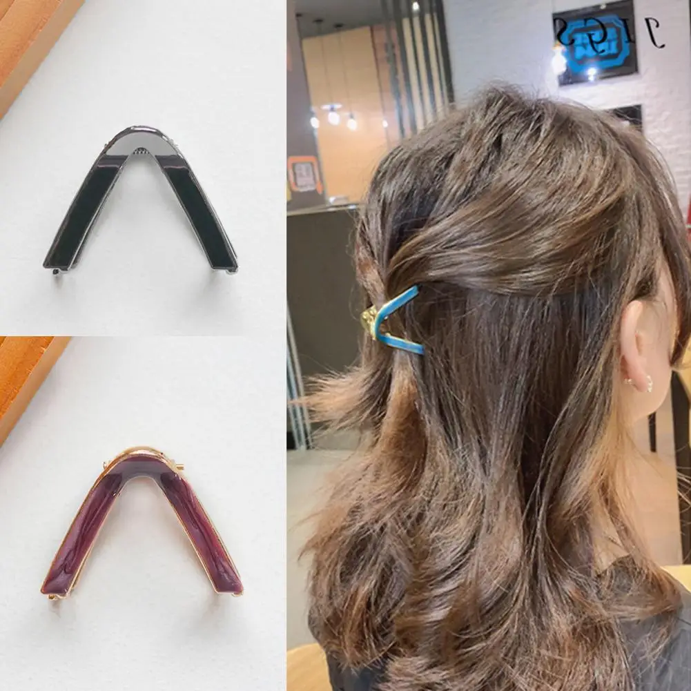 

Headwear Hair Pin V Shaped Hair Decoration Alloy Girls V Shaped Hair Clips for Birthday Gift Hair Accessories