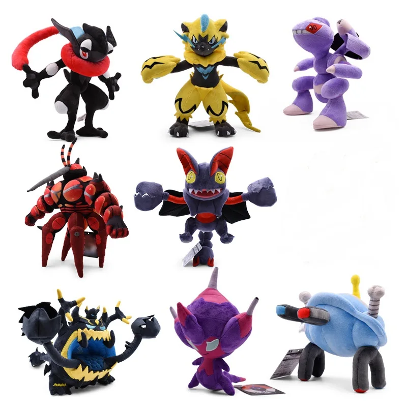 25-50 см Buzzwole Genesect Gliscor Greninja Guzzlord Magnezone Poipole хорошее качество довольно положительный энергетический подарок для ребенка