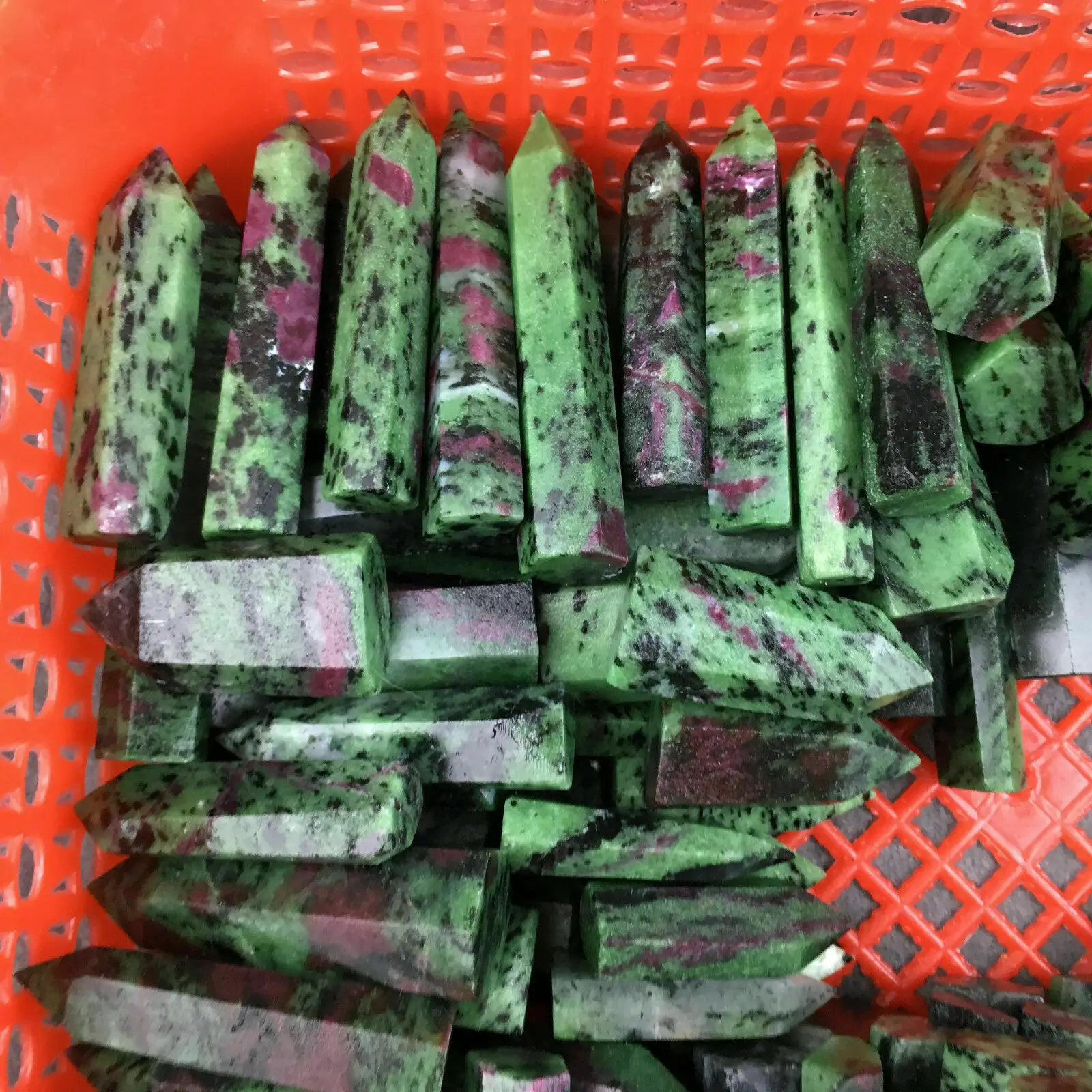 Натуральные кварцевые Минеральные Кристаллы Rubys wand point quartz лечебные камни для