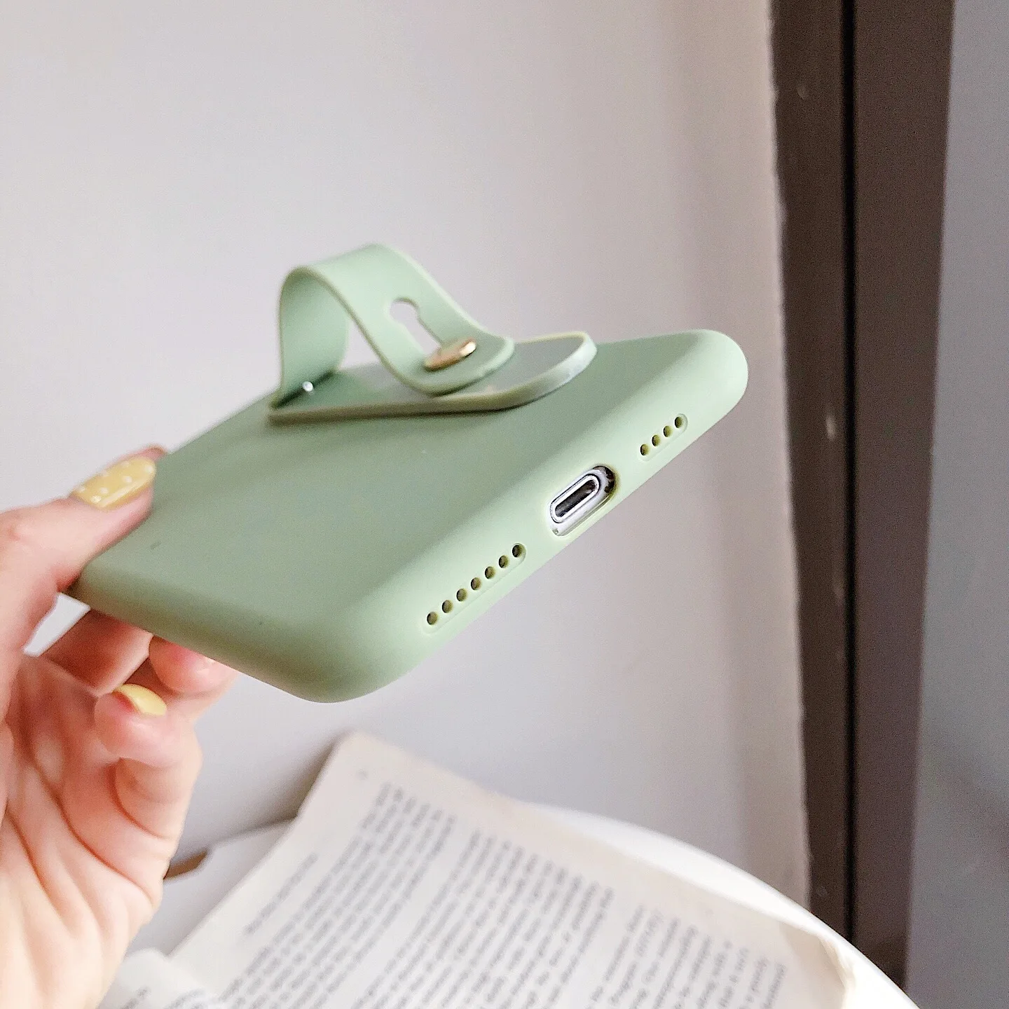 Простой матовый чехол подставка для телефона Motorola Moto G7 power G6 Plus G5S G5 E5 Play E4 + X4 C
