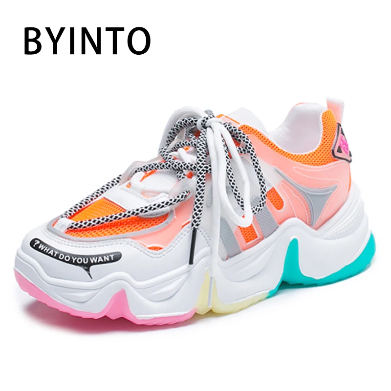 rainbow tennis shoes