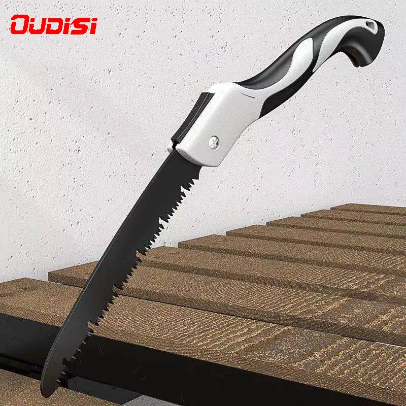OUDISI 580MM Wood Folding Saw Outdoor For Camping SK5 Grafting Pruner for Trees Chopper Garden Tools Unility Knife Hand Saw