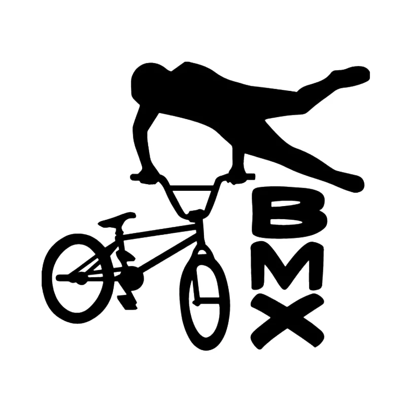 17*14.9cm BMX Bike Decal Bicycle Trick 