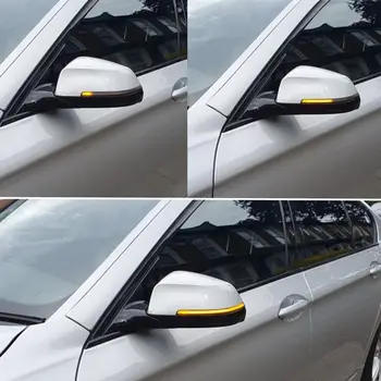 

For BMW 5 6 7 Series F10 F11 F07 F06 F12 F13 F01 F02 LED Dynamic Turn Signal Blinker Sequential Side Mirror Indicator Light Lamp