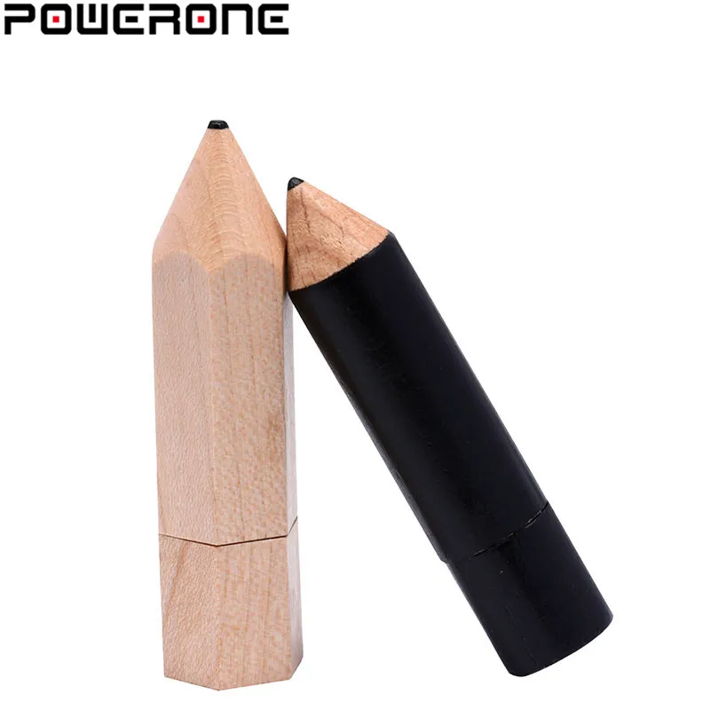 USB флеш накопитель POWERONE деревянный 4/8/16/32/64 ГБ 2 0|USB флэш-накопители| |