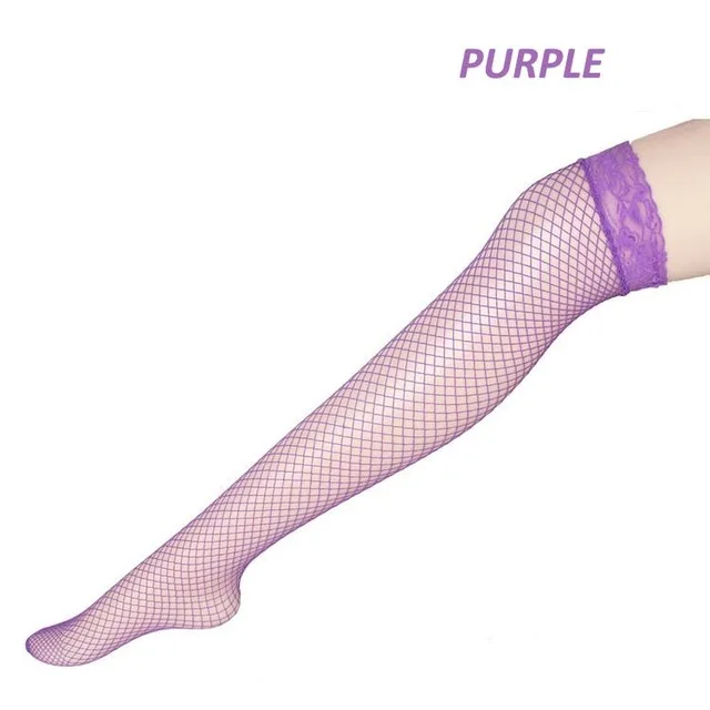 fishnet stocking pur Сексуальные женские свадебные подвязки, высокое качество, пояс для чулок, дамское нижнее белье, распродажа, прозрачные кружевные трусики с подвязками - Цвет: fishnet stocking pur