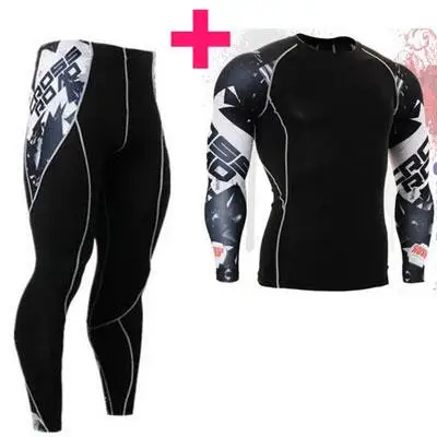 

Mens Compression Shirts 3D Teen Wolf Jerseys Long Sleeve T Shirt Fitness Men Lycra MMA track suit T-Shirts Tights Brand Clothing