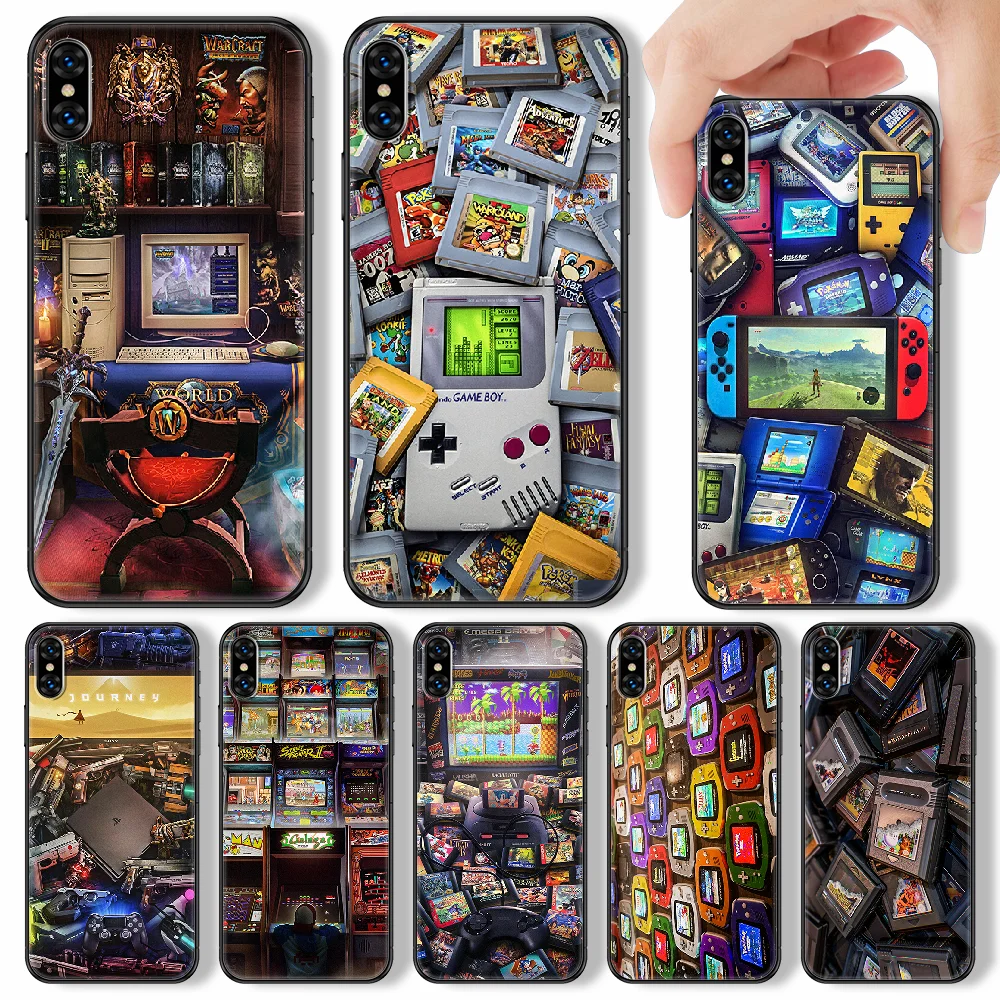 Чехол для телефона в стиле ретро с игровой консолью Game Boy iphone SE 2020 6 6S 7 8 11 12 13 Mini Plus X