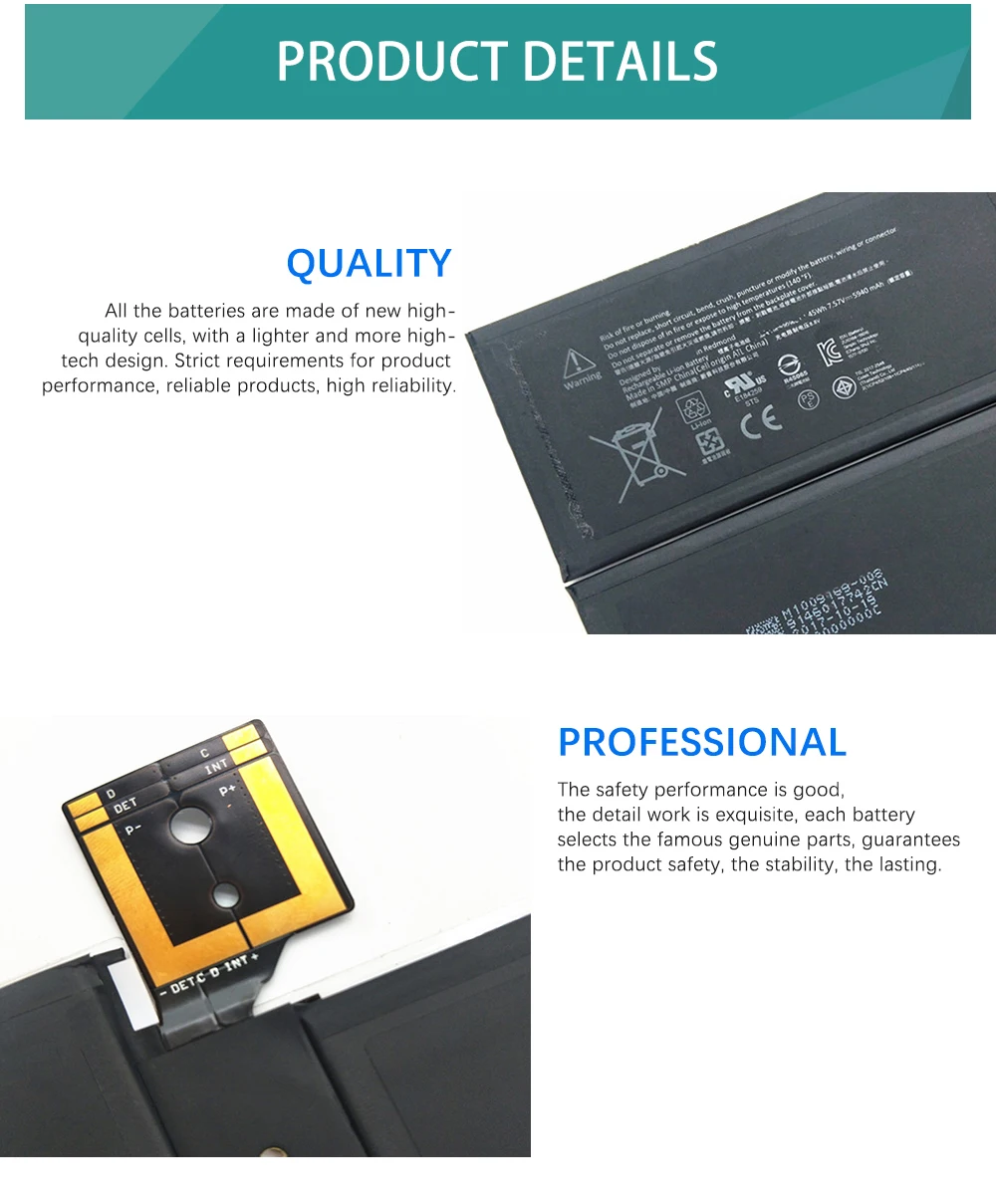 Surface Pro 5 1796,Pro 6 1807 1809