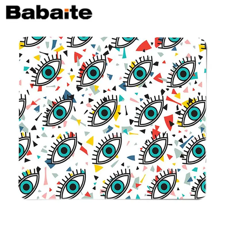 Babaite Top Quality Evil eyes small Mouse pad PC Computer mat Top Selling Wholesale Gaming Pad mouse