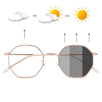 

Vazrobe Photochromic Glasses Lens 1.56 1.61 1.67 Index Chameleon Transition Grey Pink Blue Unisex Myopia Diopter Anti Reflection