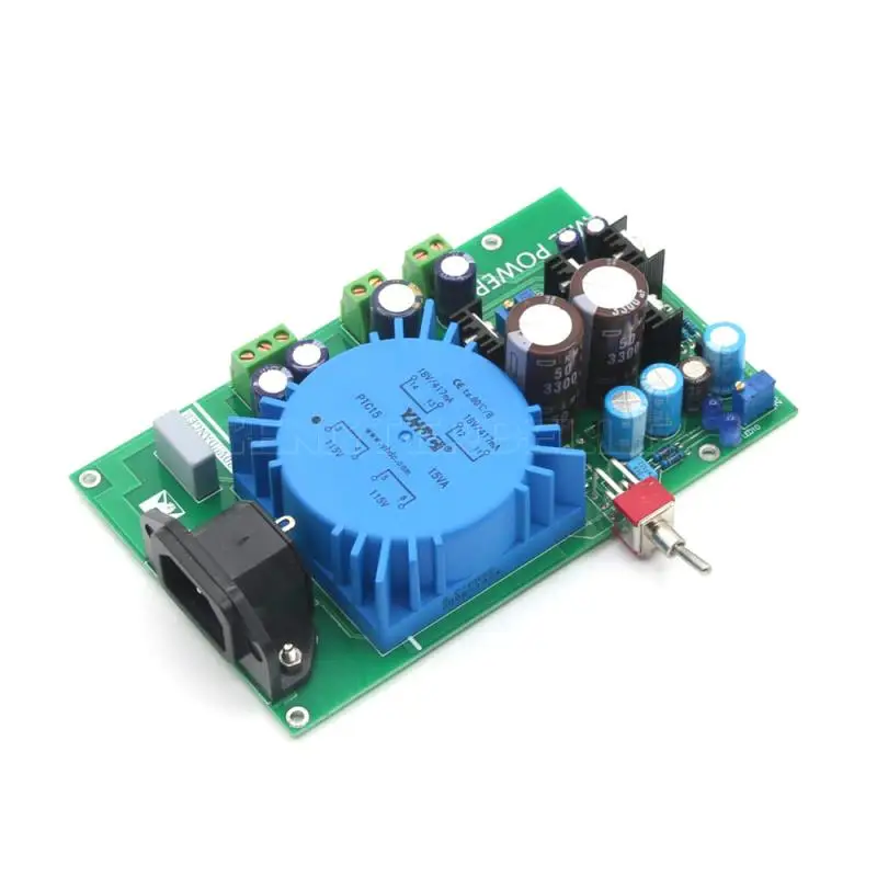 Двойная регулировка регулятора напряжения плата питания для Preamp DAC AMP микрофон 220