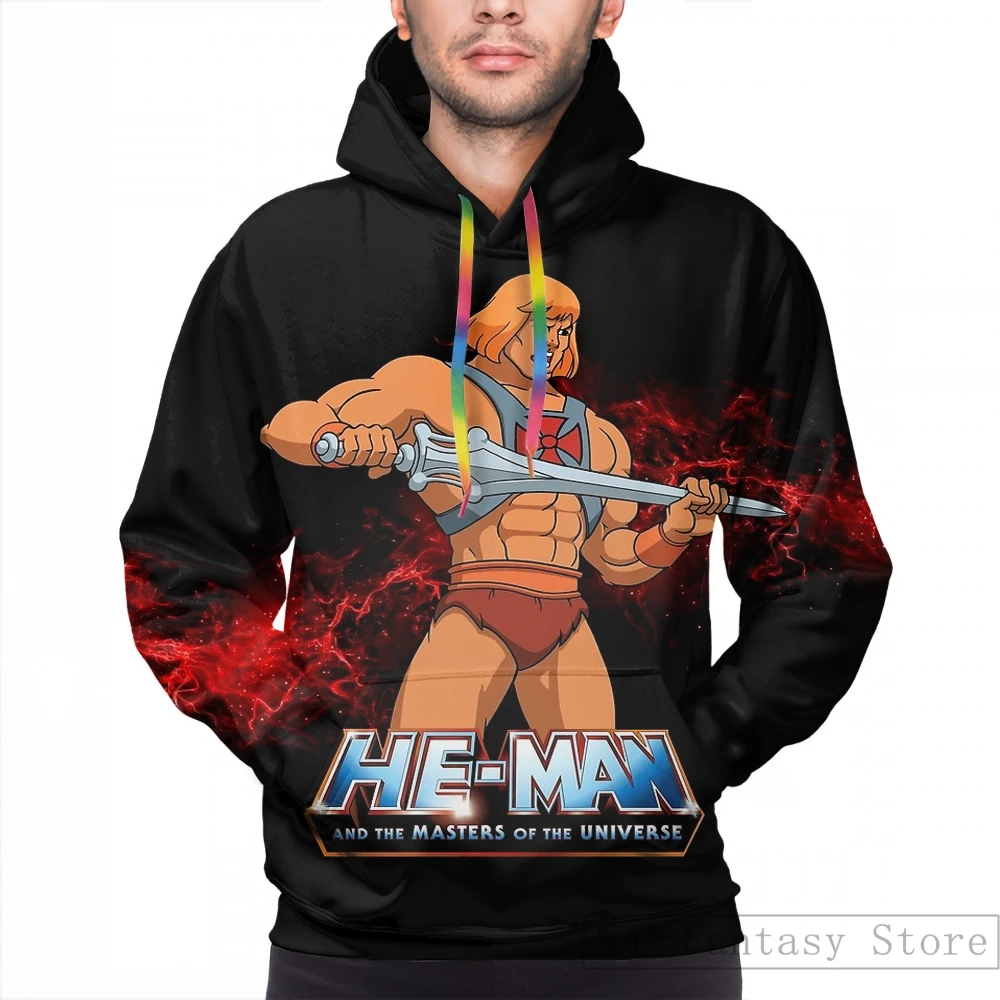 Мужские толстовки свитшоты для женщин funny He Man Masters of the Universe с принтом