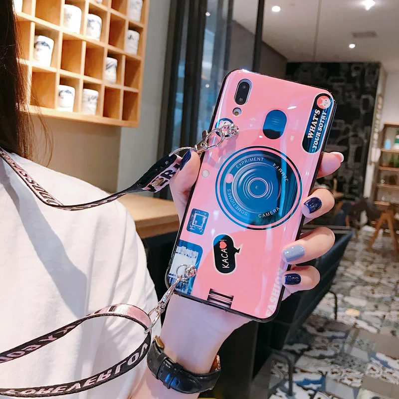 Для iphone 5 6 7 8 5s 6s plus 7 8 plus 8X X XR XS MAX Fashion 3D милый ретро камера Чехол Держатель подставка силиконовый чехол