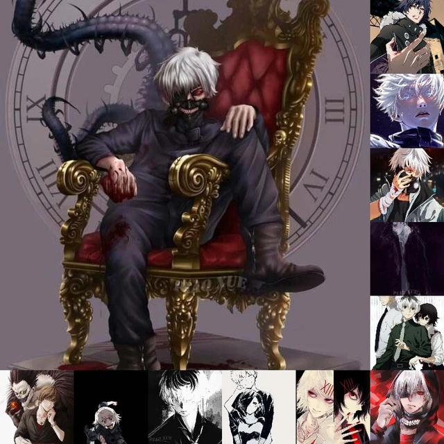 Full Square/Round Dark Diamond Painting Tokyo Ghoul Poster Kaneki Ken With  Red Eyes Mosaic Cross Stitch Handmade Artwork Decor