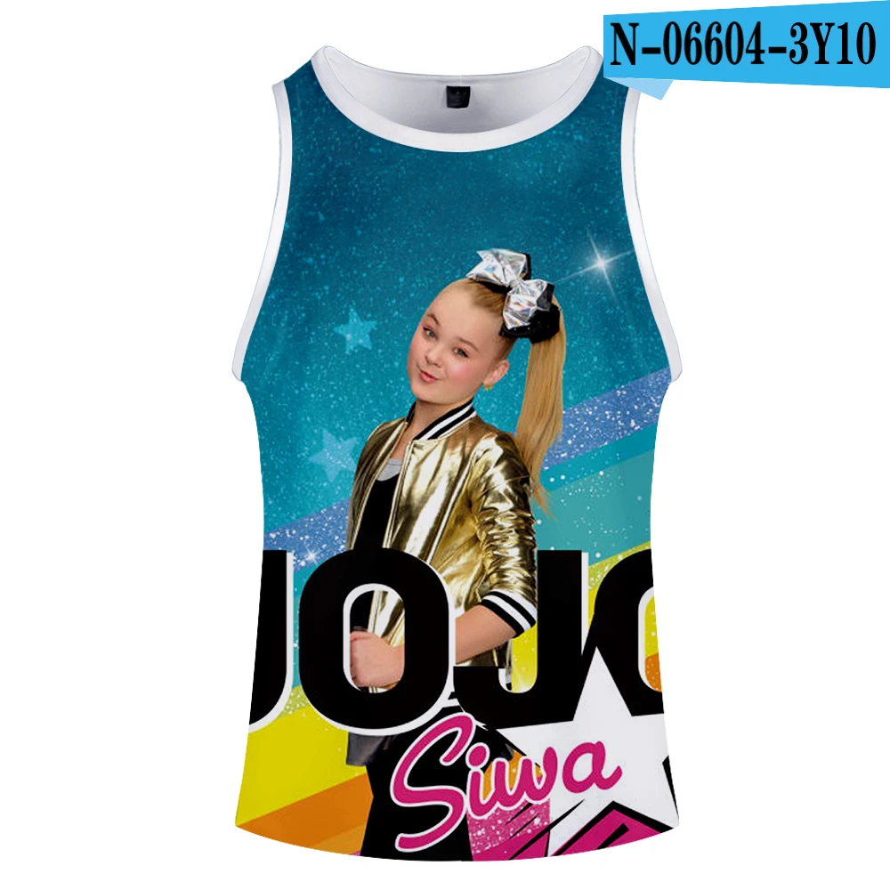 JOJO SIWA harajuku тренажерные залы майка без рукавов майка Мужская одежда для фитнеса или бодибилдинга мужской спортивный жилет мужские майки - Цвет: 3Y10-1