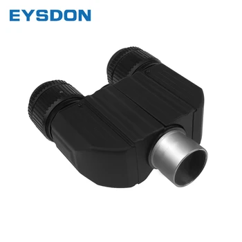 

Binoviewer Stereo Binocular Viewer for Telescopes Monocular head Turn to Binoculars Eyepiece Convert Adapter