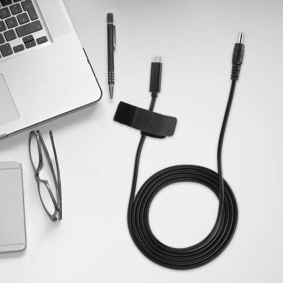 USB Type C к DC кабель 4 5 мм x 3 0 выход 19 в 65 Вт PD индукционный чип адаптер питания для