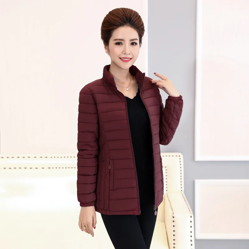 

2019 New Style Cotton-padded Clothes Women's Short Loose-Fit Middle-aged Cotton-padded Jacket Women's Korean-style Winter Cotton