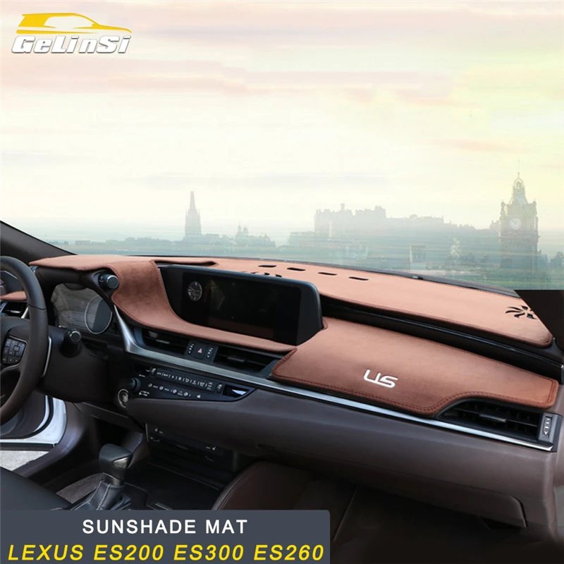 

GELINSI Car Styling Dashboard Cover Sunshade Mat Pad Cushion Cover for Lexus ES 2018 ES200 ES300 ES260