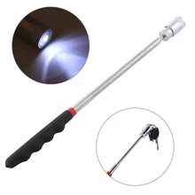 Портативная магнитная ручка с магнитом светодиодный инструмент для поднятия Телескопический переносной стержень палка выдвижная указка гайки Болты выбор ing Reach