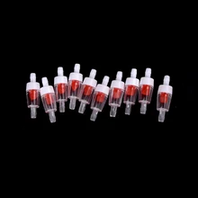 Прочный односторонний обратный клапан CO2 для аквариума, воздушный насос 10 шт./лот Прочный односторонний обратный клапан CO2 для аквариума, воздушный насос 10 шт./лот